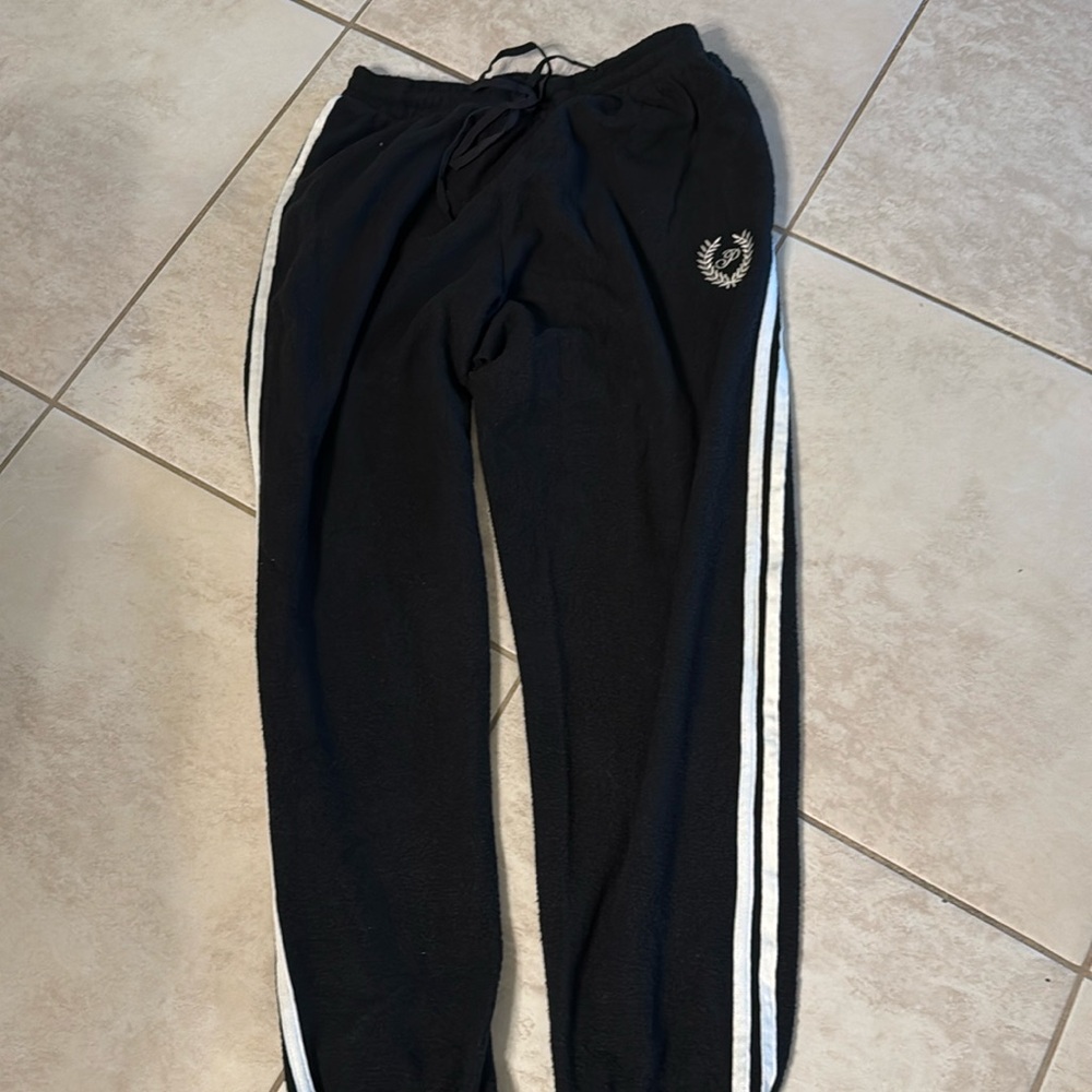 Pink fleece sweatpants